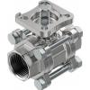 Kulový ventil, Nerezová ocel VZBE-1-T-63-T-2-F0405-V15V15 Se závitem Festo NPT NPT