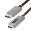 StarTech.com, A: Vnější Display Port, B: Vnější HDMI, Polyvinylchlorid Displej adaptérového kabelu 2 m StarTech.com, A: Vnější Display Port, B: Vnější HDMI, Polyvinylchlorid Displej adaptérového kabelu 2 m