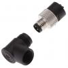 Kulatý konektor, počet kontaktů: 3, Kabel, velikost: M8 binder, pohlaví kontaktu: Vnější, orientace těla: Pravý úhel Kulatý konektor, počet kontaktů: 3, Kabel, velikost: M8 binder, pohlaví kontaktu: Vnější, orientace těla: Pravý úhel