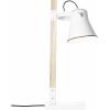 Brilliant Plow 82149/05 stolní lampa LED E27 10 W bílá, dřevo (světlé)