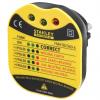 Zkoušečka zásuvek, číslo modelu: FMHT82569-6 Stanley 230V ac, úroveň kategorie: CAT 0, CAT II