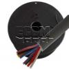 Kabel LIYY 4×0,25 mm², 100 m, PVC, 500 V, 80 °C, šedý Kabel LIYY 4×0,25 mm², 100 m, PVC, 500 V, 80 °C, šedý