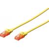 Digitus DK-1617-050/Y RJ45 síťové kabely, propojovací kabely CAT 6 U/UTP 5.00 m žlutá samozhášecí, bez halogenů, kulatý, kroucené páry , nestíněný 1 ks Digitus DK-1617-050/Y RJ45 síťové kabely, propojovací kabely CAT 6 U/UTP 5.00 m žlutá samozhášecí, bez halogenů, kulatý, kroucené páry , nestíněný 1 ks