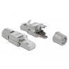 Delock 86476, RJ45 konektor, Konektor RJ45, šedá, 1 ks Delock 86476, RJ45 konektor, Konektor RJ45, šedá, 1 ks