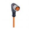 Kabel ovladače snímače, A: Vnitřní, A: Pravoúhlý 8, B: Volný konec, B: Neuzavřený, 30V, IP65, IP67, IP68, IP69K, řada: Kabel ovladače snímače, A: Vnitřní, A: Pravoúhlý 8, B: Volný konec, B: Neuzavřený, 30V, IP65, IP67, IP68, IP69K, řada: