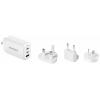VOLTCRAFT UC-3ACX004 cestovní nabíječka, GaN, s adaptérem pro Evropu, s britským adaptérem, s americkým adaptérem, s australským adaptérem, 1x USB A , 2x