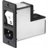 Schurter Konektor IEC 10A, řada: DG12 C14, Šroubová svorka 5 x 20 mm, 250V ac 2 póly, 50Hz, 60 Hz Rychlé připojení, 60 Schurter Konektor IEC 10A, řada: DG12 C14, Šroubová svorka 5 x 20 mm, 250V ac 2 póly, 50Hz, 60 Hz Rychlé připojení, 60