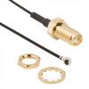 Koaxiální kabel, řada: AMC, SMA 1.13 mm, Černá 3.81 m 50 Ω Amphenol RF S koncovkou Koaxiální kabel, řada: AMC, SMA 1.13 mm, Černá 3.81 m 50 Ω Amphenol RF S koncovkou