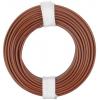 Donau Elektronik 125-018 lanko/ licna, 1 x 0.25 mm², hnědá, 10 m