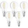 OSRAM HOMELIGHTING 4058075090668 LED Energetická třída (EEK2021) E (A - G) E14 kapkový tvar 4 W = 40 W teplá bílá (Ø x d) 45 mm x 84 mm vlákno 5 ks OSRAM HOMELIGHTING 4058075090668 LED Energetická třída (EEK2021) E (A - G) E14 kapkový tvar 4 W = 40 W teplá bílá (Ø x d) 45 mm x 84 mm vlákno 5 ks