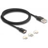 Delock USB kabel USB-A zástrčka, USB-C ® zástrčka, USB Micro-B zástrčka, Apple Lightning konektor 1.00 m černá 88165 Delock USB kabel USB-A zástrčka, USB-C ® zástrčka, USB Micro-B zástrčka, Apple Lightning konektor 1.00 m černá 88165