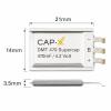 CAP-XX DMT334R2S474M3DTA0 Superkondenzátor (Super Cap) 470 mF 4.2 V 1 ks Box