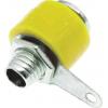 RS PRO Zásuvka na banánky, 4 mm, 30V, 19A, Žlutá, Vnitřní Pájecí, materiál kontaktu: Mosaz, délka: 15 mm, pokovení RS PRO Zásuvka na banánky, 4 mm, 30V, 19A, Žlutá, Vnitřní Pájecí, materiál kontaktu: Mosaz, délka: 15 mm, pokovení