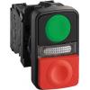 Schneider Electric Osvětlené tlačítko, řada: XB5 IP66, IP69, IP69K SPDT Pomalé přerušení Osvětlené 22 mm 3A, barva LED: Schneider Electric Osvětlené tlačítko, řada: XB5 IP66, IP69, IP69K SPDT Pomalé přerušení Osvětlené 22 mm 3A, barva LED: