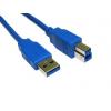 RS PRO Kabel USB do zásuvky IC Vnější, řada: RS PRO, A: USB typu A, 2 m Vnější, Černá, B: USB B