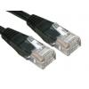 RS PRO Kat6 Ethernetové kabely, Černá, Polyvinylchlorid, A: RJ45, 80V 1 m Vnější, B: RJ45 Vnější, typ pláště: U/UTP
