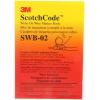 Sešit pro označovače kabelů, řada: SWB -02 44 mm x 19mm 3M Prázdné SWB-02