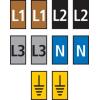 Označovač kabelu, řada: WIC1 Zaklapávací 3 mm x 5mm HellermannTyton N, L1, L2, L3, Uzemnění 2.8 mm 561-01300 Označovač kabelu, řada: WIC1 Zaklapávací 3 mm x 5mm HellermannTyton N, L1, L2, L3, Uzemnění 2.8 mm 561-01300