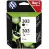 HP Ink 303 originál kombinované balení černá, azurová, purppurová, žlutá 3YM92AE Inkousty HP Ink 303 originál kombinované balení černá, azurová, purppurová, žlutá 3YM92AE Inkousty