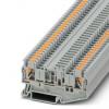 Phoenix Contact Napájení přes svorkovnici, řada: PT 0.14mm², 4 mm², Lišta DIN Šedá, počet cest: 2 16A, 12AWG, 26 AWG,