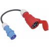 AS Schwabe 61373 napájecí kabelový adaptér, 16 A, černá, 0.3 m AS Schwabe 61373 napájecí kabelový adaptér, 16 A, černá, 0.3 m