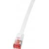 LogiLink CF2091S RJ45 síťové kabely, propojovací kabely CAT 6 U/FTP 10.00 m bílá pozlacené kontakty 1 ks LogiLink CF2091S RJ45 síťové kabely, propojovací kabely CAT 6 U/FTP 10.00 m bílá pozlacené kontakty 1 ks