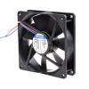 ebm-papst Axiální ventilátor, řada: 3400 N, průtok vzduchu: 72 m³/h 1.8 W 24V dc 75 mA IP68 92 mm 92mm 25.4 mm