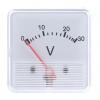 Analogový voltmetr, řada: F3P DC až 40 °C 48 mm 48 mm HOBUT Analogový voltmetr, řada: F3P DC až 40 °C 48 mm 48 mm HOBUT