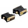 Delock 65016 DVI / VGA adaptér [1x DVI zástrčka 24+5pólová - 1x VGA zásuvka] vícebarevná 0 mm