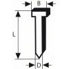 Hřeb se zápustnou hlavou SK64 63G - 1,6 mm, 63 mm, verzinkt 2500 ks Bosch Accessories 2608200507