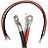 Propojovací kabely pár 2×13 mm², 1 m, oko M8, 125 A Propojovací kabely pár 2×13 mm², 1 m, oko M8, 125 A
