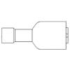 Molex 190130029 faston zásuvka vč. lisované objímky Šířka zástrčky: 6.35 mm Tloušťka konektoru: 0.81 mm plná izolace modrá 1 ks Bag