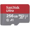 SanDisk microSDXC Ultra 256GB (A1/UHS-I/Cl.10/150MB/s) + Adapter Mobile paměťová karta microSDXC 256 GB A1 Application Performance Class, UHS-Class 1