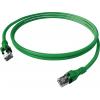 Easylan CPP1OGAGAG0075 RJ45 síťové kabely, propojovací kabely CAT 6A S/FTP 7.50 m zelená dvoužilový stíněný, bez halogenů, samozhášecí 1 ks Easylan CPP1OGAGAG0075 RJ45 síťové kabely, propojovací kabely CAT 6A S/FTP 7.50 m zelená dvoužilový stíněný, bez halogenů, samozhášecí 1 ks