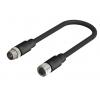 Kabel pro snímače a ovladače, A: Vnitřní, A: M12, Rovný 4, B: M12, Přímý, B: Vnější, 30V 8, IP67 RS PRO 4 m Kabel pro snímače a ovladače, A: Vnitřní, A: M12, Rovný 4, B: M12, Přímý, B: Vnější, 30V 8, IP67 RS PRO 4 m