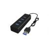 Rozbočovač USB 3.0 IB-HUB1409-U3, standard: USB 3.0 USB, počet portů USB: 4 Sběrnice USB 29 mm ICY BOX 21 mm 95mm Rozbočovač USB 3.0 IB-HUB1409-U3, standard: USB 3.0 USB, počet portů USB: 4 Sběrnice USB 29 mm ICY BOX 21 mm 95mm