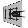 Neomounts WL40S-850BL18 TV držák na zeď 109,2 cm (43) - 215,9 cm (85) naklápěcí, nakláněcí