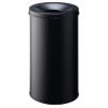 Durable Nádoba na odpad, Waste Basket Safe Round 60L, Černá Překlápěcí víko Ocel Durable Nádoba na odpad, Waste Basket Safe Round 60L, Černá Překlápěcí víko Ocel