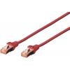 Digitus DK-1644-010/R RJ45 síťové kabely, propojovací kabely CAT 6 S/FTP 1.00 m červená bez halogenů, kroucené páry , s ochranou, samozhášecí 1 ks Digitus DK-1644-010/R RJ45 síťové kabely, propojovací kabely CAT 6 S/FTP 1.00 m červená bez halogenů, kroucené páry , s ochranou, samozhášecí 1 ks