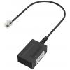 Hama telefonní kabel [1x RJ11 zástrčka 6p4c - 1x telefonní spojka TAE-F] 0.2 m černá
