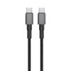 Nabíjecí a datový kabel TECHNIK USB-C/USB-C 1m, 60W 20V 3A, černý Nabíjecí a datový kabel TECHNIK USB-C/USB-C 1m, 60W 20V 3A, černý