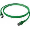 Easylan CP1KGBGBG0050 RJ45 síťové kabely, propojovací kabely CAT 6A S/FTP 5.00 m zelená dvoužilový stíněný, bez halogenů, samozhášecí 1 ks Easylan CP1KGBGBG0050 RJ45 síťové kabely, propojovací kabely CAT 6A S/FTP 5.00 m zelená dvoužilový stíněný, bez halogenů, samozhášecí 1 ks