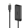 Hama USB 2.0 adaptér [1x USB-C® zástrčka - 1x zásuvka DisplayPort] 0.15 m