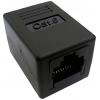 Value spojka RJ45 RJ45 adaptér CAT 6 [1x RJ45 zásuvka 8p8c - 1x RJ45 zásuvka 8p8c] 0 mm černá