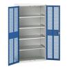 Skříň s přihrádkami 2dveřová 0, Ocelový plech uzamykatelná Stojící na podlaze Bott 2 m 1.05m 550 mm