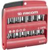 Facom E.120PB sada bitů, 28dílná, křížový PH, křížový PZ, inbus, vnitřní šestihran (TX), 1/4 (6,3 mm)