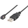 Rosenberger Kabel USB do zásuvky IC Vnější, řada: MultiMag 6, A: USB typu A, 1.5 m Vnější, Černá