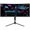 LC Power LC-M30UWFC herní monitor 74.9 cm (29.5 palec)2560 x 1080 Pixel, 21:9, 1 ms, VA LED