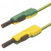 Hirschmann Test & Measurement Zkušební kabel s konektorem, Žlutá, Zelená 16A, délka kabelů: 1 m, 60V dc, Hirschmann Test & Measurement Zkušební kabel s konektorem, Žlutá, Zelená 16A, délka kabelů: 1 m, 60V dc,
