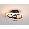 Visací stropní svítidlo LED černé, 2× páska, 230 V, 20 W Visací stropní svítidlo LED černé, 2× páska, 230 V, 20 W